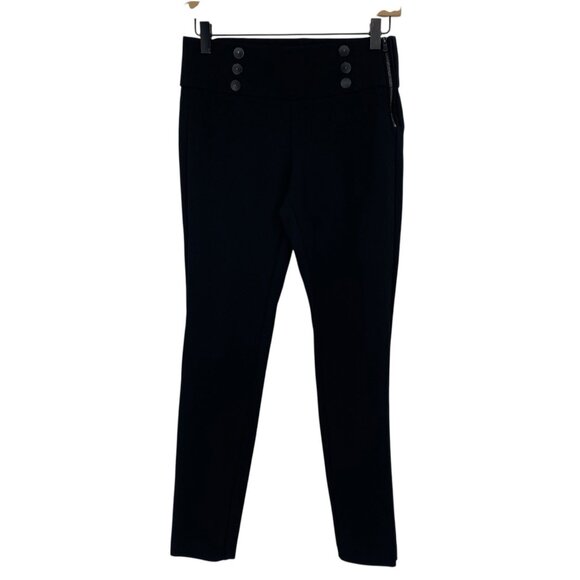 Zara Pants - ZARA TRAFALUC Size M Black Stretch Rayon Ponte Knit Legging Collection Pant